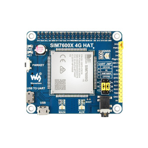 SIM7600G-H 4G hat cho <span class=keywords><strong>Raspberry</strong></span> <span class=keywords><strong>Pi</strong></span> LTE cat-4 với toàn cầu ban nhạc hỗ trợ 4G/3G/2G gnss định vị không dây & RF mô-đun - Product Image 1
