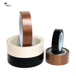 Heat Resistant Anti-Static Low-Static ESD PTFE Coated Fiberglass Glass Cloth with Silicone Glue Self Adhesive Tape