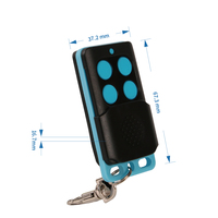 Prix Abordable – Télécommandes Sans Fil 433 MHz à 4 Boutons pour Interrupteurs, Clés, Télécommandes, Automatisation Domotique, LED, Plastique, Silicone