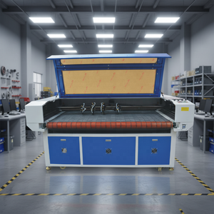 Machine de découpe laser à alimentation automatique à bon prix, un faisceau, 4 couteaux, moteur, certifiée CE, pour la fabrication de chaussures - Product Image 2