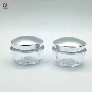 Di alta qualità 15G/50G vuoto vaso crema PS <span class=keywords><strong>plastica</strong></span> trasparente contenitore crema vaso crema di trucco per la Bellezza - Product Image 4
