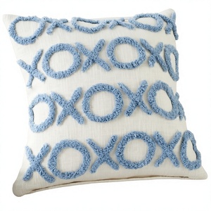 Designer Tufted Boho Cushion Cover By <b>Indian</b> Textiles H/L Handwoven Decorative <b>Throw</b> Pillow Luxury Boho Pillow Hot Selling - Product Image 1