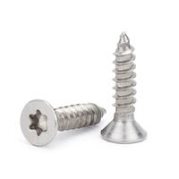A2 304 Inox plat CSK Torx aggloméré vis en acier inoxydable 316 A4 fraisée inviolable résistant sécurité vis à bois autotaraudeuse