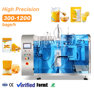 Machine de remplissage automatique de sucre |   Machine d'emballage Doypack pour granulés, miel, bonbons, détergent, épices, haricots, riz - Product Image 1