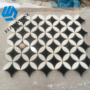 <span class=keywords><strong>Prix</strong></span> bon marché Carrelages en pierre de fleur Mosaïque de marbre Design Carrelages de sol de salle de bain - Product Image 1