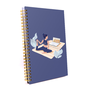 Planificateur à anneaux auriculaires personnalisés, agenda 2022 <span class=keywords><strong>2023</strong></span> A5, bague en or, fil à spirale, agenda calendrier, organiser - Product Image 3