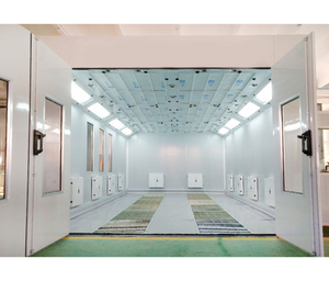 33피트 10미터 고급 스프레이 부스 자동차/SUV/경트럭용 스프레이 부스 내부 크기 10m*4.5m*3m 고급 자동차 수성 스프레이 부스 - Product Image 3