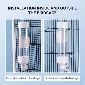 Bebedero <span class=keywords><strong>para</strong></span> Aves de Nuevo Estilo Geshifeng, Bebedero Automático <span class=keywords><strong>para</strong></span> Mascotas, <span class=keywords><strong>Palomas</strong></span>, Loros, Codornices, Pollos, Fuente de Agua <span class=keywords><strong>para</strong></span> Colgar - Product Image 5