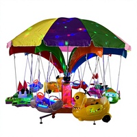 Manège commercial, carrousel pour enfants, équipement de divertissement pour fêtes foraines et parcs d'attractions