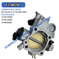 Boîtier de papillon 35100-39600 pour Kia Sorento 3.5L V6 2003-2006, capteur de position du papillon, ensemble de boîtier de papillon OEM 3510039600
