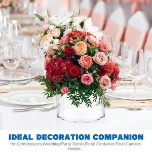 Mini Ronde Acryl Aquarium Lage Prijs Desktop Zebra Aquarium Kleine Cilinder Aquarium Voor Thuis Opslag & Organisatie - Product Image 2