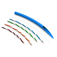 Kabel Patch Cat5e 1m 2m 3m 5m 10m 20m RJ45 UTP, Kabel Jaringan Ethernet Tembaga Murni Cat5 Rj45, Kabel Komunikasi Cat 5e ROHS 8P8C