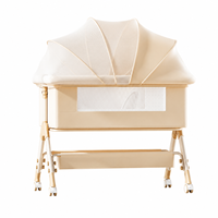 Lit bébé multifonctionnel avec moustiquaire, lit d'appoint pour bébés, berceau pour enfants, lit à bascule pour nouveau-nés