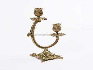 เชิงเทียน2แขน,เชิงเทียนโลหะทองเหลืองและเชิงเทียนสำหรับตกแต่งงานแต่งงาน - Product Image 5