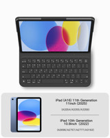 Funda con Teclado para iPad 10.ª y 11.ª Generación (2022), para Educación Escolar, Ligera, Tipo Folio, con Conector Directo, Nueva