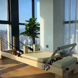 <span class=keywords><strong>Reformer</strong></span> Cadillac Premium <span class=keywords><strong>per</strong></span> Allenamento Fitness Professionale a <span class=keywords><strong>Casa</strong></span>, Realizzato in Legno di Qualità e Materiali in Quercia, Attrezzatura <span class=keywords><strong>per</strong></span> Fitness - Product Image 3