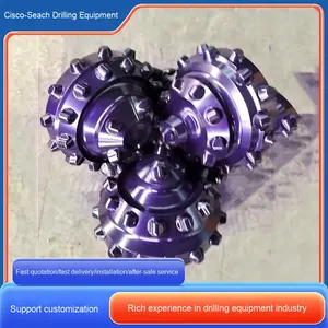 Inserto per punta da trapano in acciaio a tre denti con fornitura diretta di fabbrica per perforazione di pozzi nelle operazioni minerarie - Product Image 2