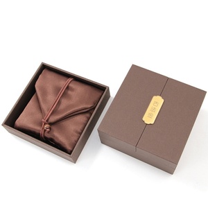 Custom Oriental Wooden Jewelry <b>Gift</b> <b>Box</b> Luxury <b>Brown</b> Rectangle Square Shape Case Patterned Luxury Packaging - Product Image 3