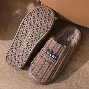 Nouveaux matériaux en gros pour semelles à mémoire de forme pour chaussons d'hommes, doublure amortissante pour chambre à coucher, populaire en hiver, promotion estivale - Product Image 4