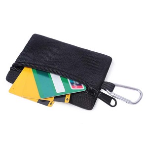 Chiến Thuật Đồng Xu Ví Với Dây Kéo Đóng Cửa Thẻ Tín Dụng Tổ Chức ID Thẻ Huy Hiệu Chủ Vá Cổ Dây Buộc Móc Vòng Vòng Chìa Khóa Ví - Product Image 4