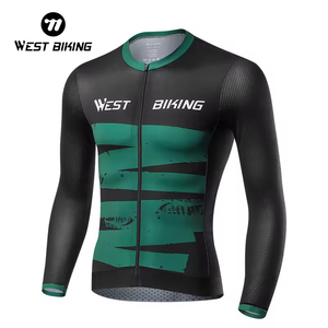 WEST BIKING personalizado <span class=keywords><strong>de</strong></span> secado rápido al por mayor hombres que montan manga larga cómoda bicicleta <span class=keywords><strong>de</strong></span> <span class=keywords><strong>montaña</strong></span> ciclismo <span class=keywords><strong>ropa</strong></span> deportiva - Product Image 1
