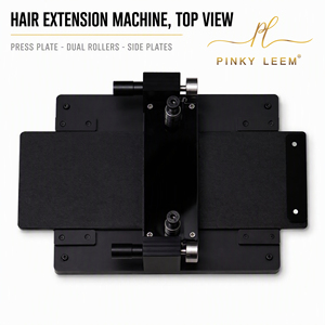 Estación de Trabajo para Salón de Belleza, Dispositivo para Extensiones de Cabello, Juego Completo de Accesorios con Punta K, Tiras de Pegamento de Queratina, Paquete Profesional para Estilistas - Product Image 4