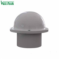Capot de ventilation en aluminium en forme de champignon pour applications hospitalières, solution de conception graphique
