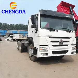ראש אור dump משאית Suppliers-Uesd סיני מותג 375HP 6x4 HOWO טרקטור ראש משאית