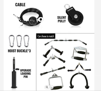 Pdr — système de poulie de Fitness, broche de chargement, pour corde Triceps, longueur réglable, accessoires de Sport à domicile