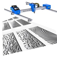 Nueva Máquina de Corte CNC Portátil de Acero Inoxidable con Gantry para Plasma/Chispa, Stepper 120A, Alta Potencia 220V 350W, Construcción de Engranajes, Modelo JL