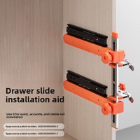 Imbot 不锈钢抽屉滑轨安装辅助工具 - 可调节的快速精准工具，可实现轻松组装