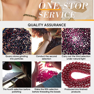 Perles en <span class=keywords><strong>agate</strong></span> naturelle de haute qualité de 6 à 10 mm pour la fabrication de bracelets faits main, pierres précieuses en vrac - Product Image 6