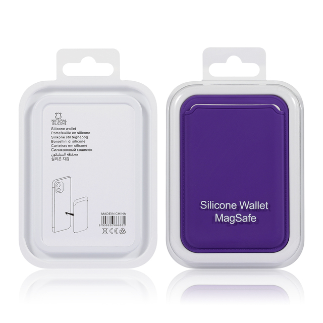 Silicone Magnetic Card Holder Wallet Case for iPhone 16 Pro Max 14 Plus 13 12 Mini Magnetic Phone Card Holder