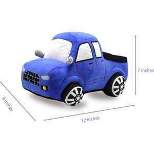 YONLIT 12-Inch Super Cute Plush Blue Truck Soft Little Pickup <b>Toy</b> Excellent Birthday Party Gifts for Kids Trailer Product - Product Image 1