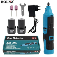 Meuleuse droite sans fil rechargeable 12 V à batterie lithium, machine de gravure portative