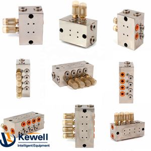 Distributeur de graisse progressif double en métal, <span class=keywords><strong>système</strong></span> à lobes, dispositif de dosage à lobes, bloc de distribution, collecteur d'huile SSV, puissance - Product Image 4
