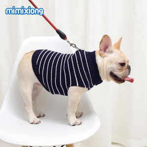 Mimixiong-suéteres de algodón súper suave con patrón de rayas, ropa de punto para perros y animales, Jersey de punto, ropa - Product Image 5