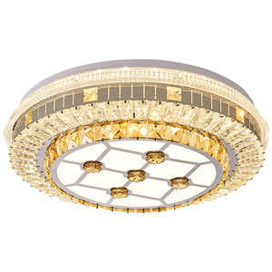 Hot bán trang trí pha lê ánh sáng hoa chiếu sáng tuôn ra núi thông minh sang trọng phòng khách phòng ngủ LED Đèn Trần - Product Image 6