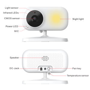 Moniteur vidéo pour bébé tout-en-un de haute qualité avec <span class=keywords><strong>caméra</strong></span> numérique, détection des pleurs et des mouvements - Product Image 3
