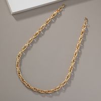 Collier Monaco pour femme en alliage de zinc plaqué or 14 carats avec fermoir diamant et diamants incrustés, idéal pour les voyages