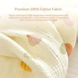 Coprimaterasso Personalizzabile in Doppio Strato di Garza per Neonati, Copriletto Componibile, Lenzuolo per Lettini e Mobili per Bambini - Product Image 3