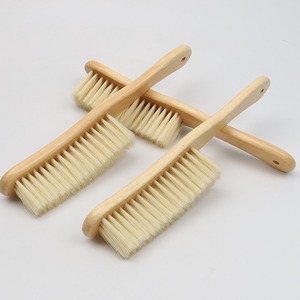 Solid Wood Table <b>Brush</b> Banana Handle Soft Bristle Household Cleaning Furniture Clothes <b>Brush</b> - Product Image 1