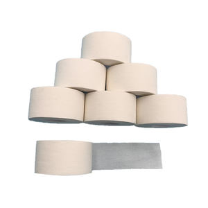 شريط رياضي 3.8 سم * 13.7 م بشعار مخصص، لون أبيض، غير مطاطي، ضمادات رياضية سهلة التمزيق، شريط قطني قابل للتنفس للرياضة - Product Image 5