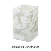 Statue en marbre artisanale de qualité supérieure, taille et motif personnalisables, écologique, résistante aux rayures, pour cuisine, salle de bain, intérieur de luxe
