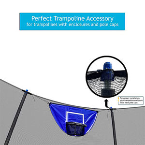 Zoshine Unisex profesional interior/exterior gran trampolín suave PVC acero aro <span class=keywords><strong>Dunk</strong></span> enterrado baloncesto soporte para niños - Product Image 3