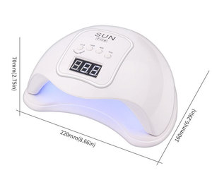 Lampe à ongles UV LED 48W, 24 LED, séchage rapide du vernis gel, avec plaque inférieure, capteur intelligent USB, lampe à ongles pour salon - Product Image 5