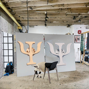 Emas Metal Pin Bros Aksesori Perhiasan Medis Psikiater PSI Pin Kerah Untuk Dokter Perawat Warna warni Cinta Print - Product Image 4