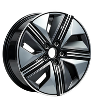 Rines de Aleación de Aluminio de 17 Pulgadas 5x114.3 de Alto Rendimiento y Ajuste Universal para Vehículos Eléctricos BYD Atto 3, Acabado Negro
