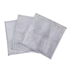 Paños de limpieza de alambre de acero de microfibra Trapos para lavar platos de doble capa Paño de alambre cuadrado antiarañazos - Product Image 5