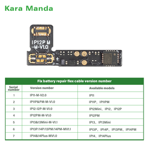 카라 만다 도매 휴대폰 부품 배터리 수리 플렉스 케이블 아이폰 배터리 플렉스 케이블 아이폰 12/12 프로 미니용 - Product Image 3